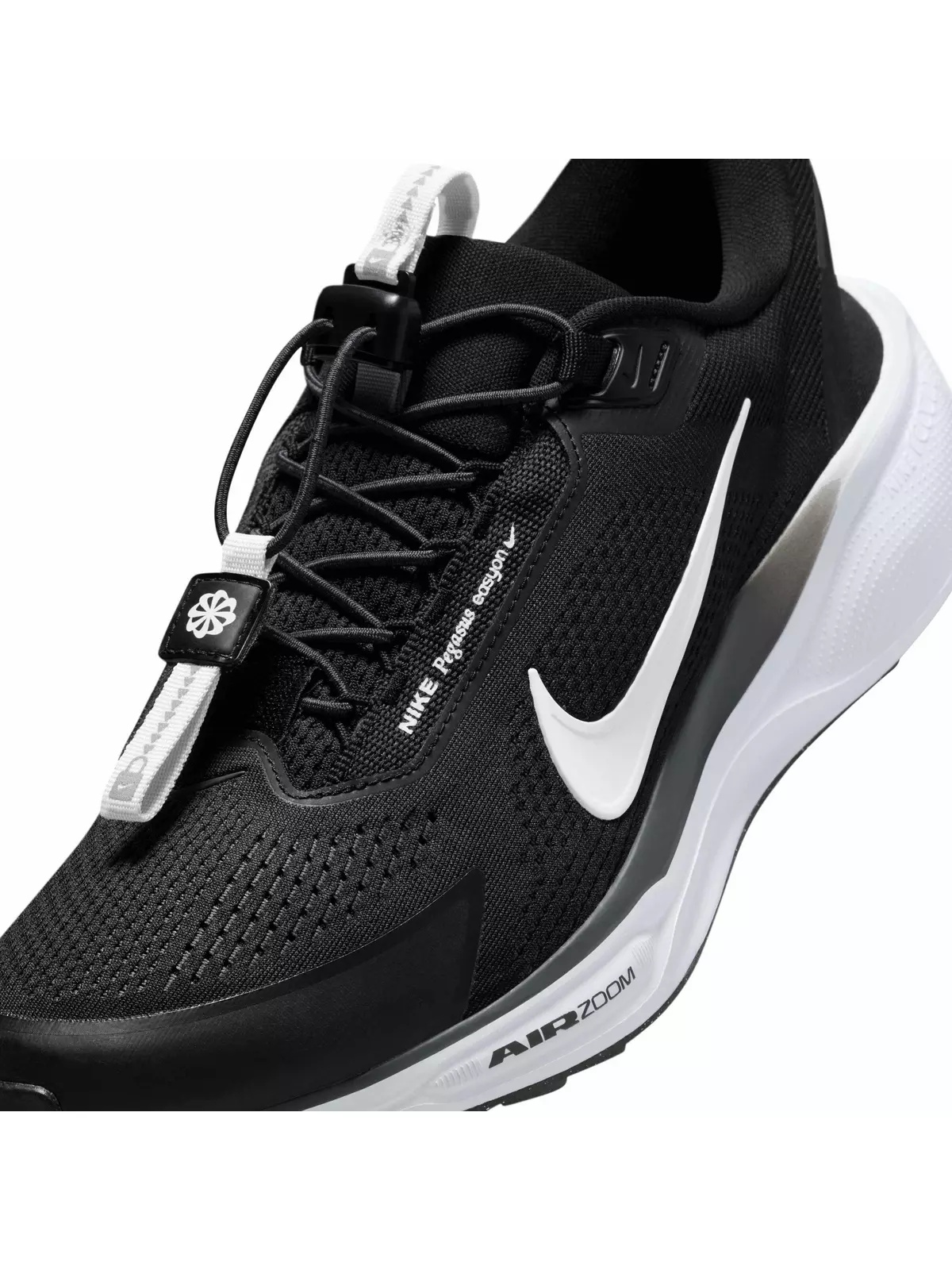 Pegasus EasyOn "Black/Anthracite/Photon Dust/White" Men's Running Shoe - 7