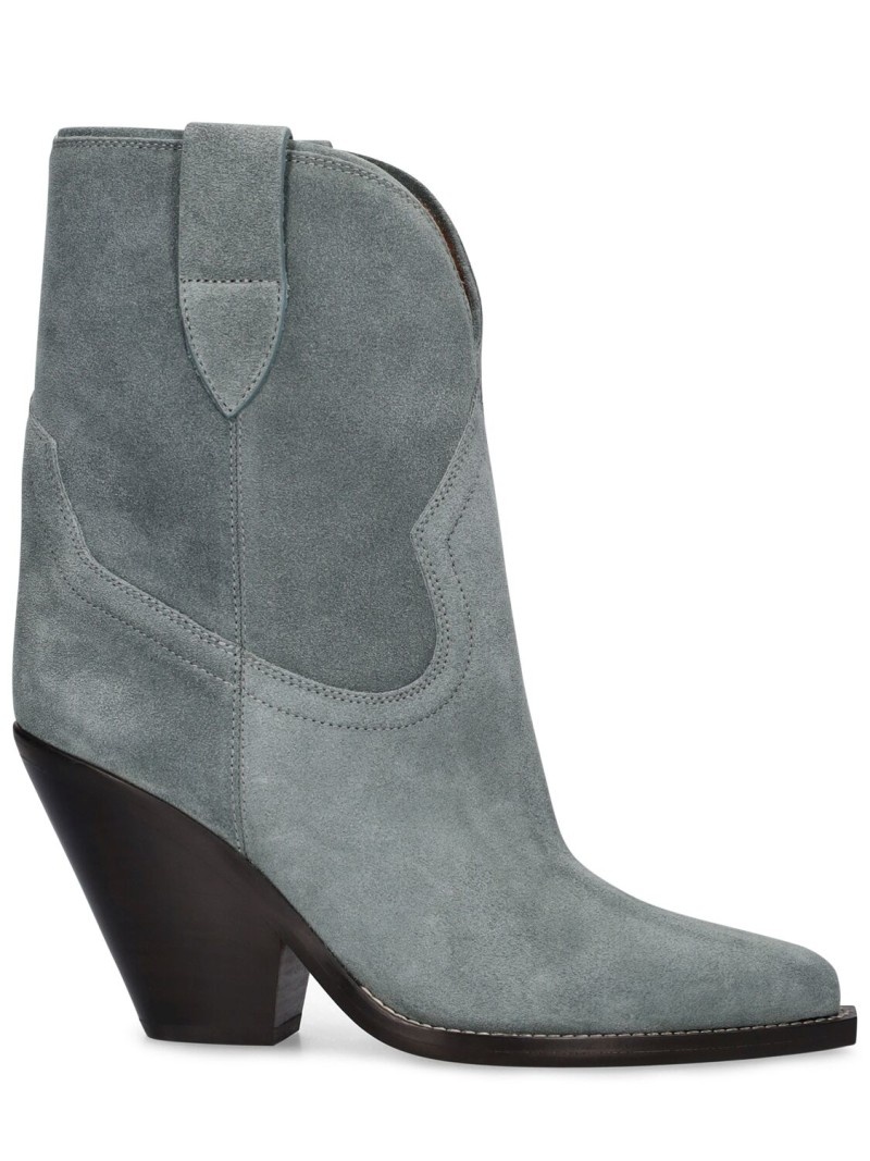 90mm Leyane suede ankle boots - 1