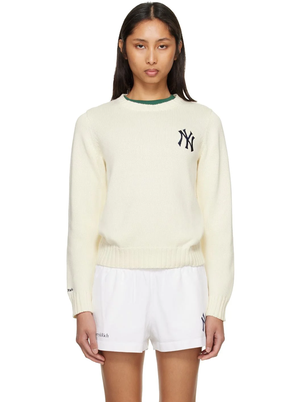 Off-White Heritage Yankees Serif Knitted Sweater - 1