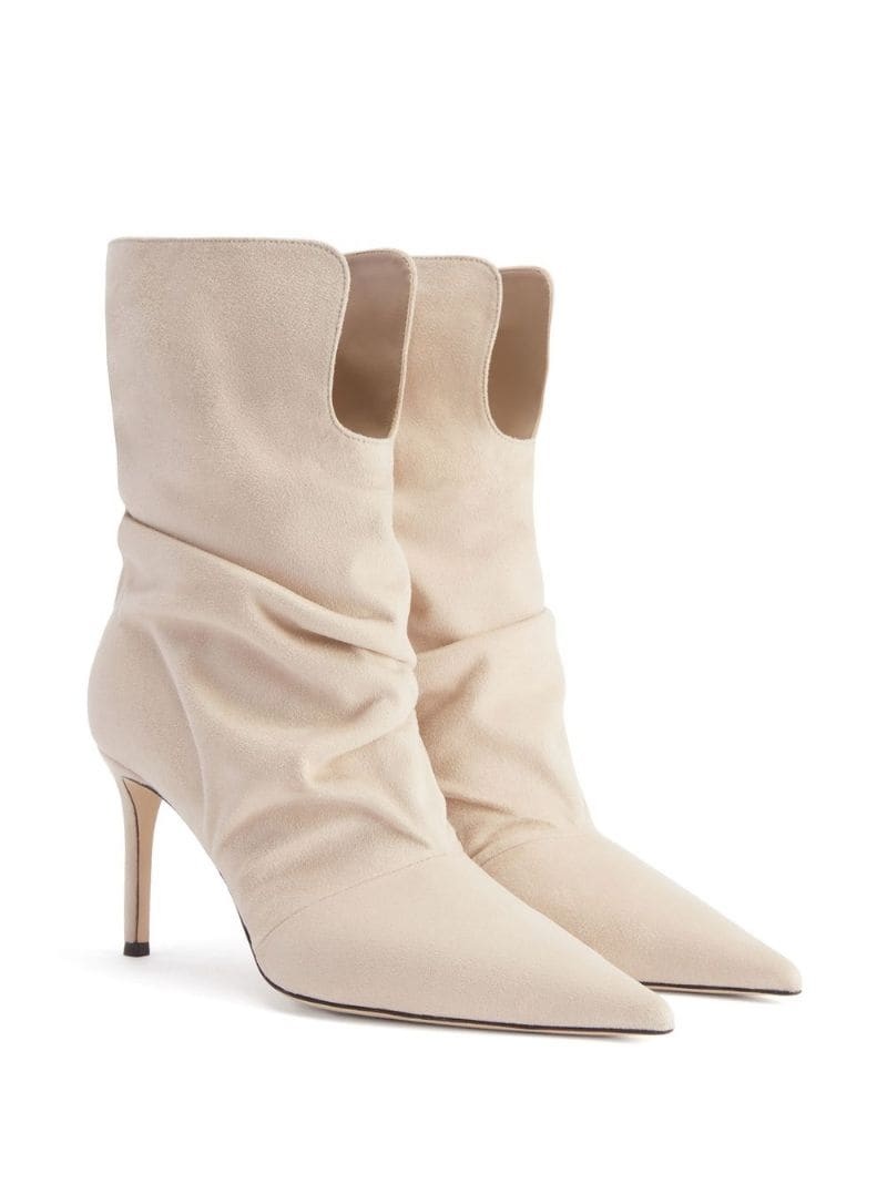 Yunah suede 85mm ankle boots - 2