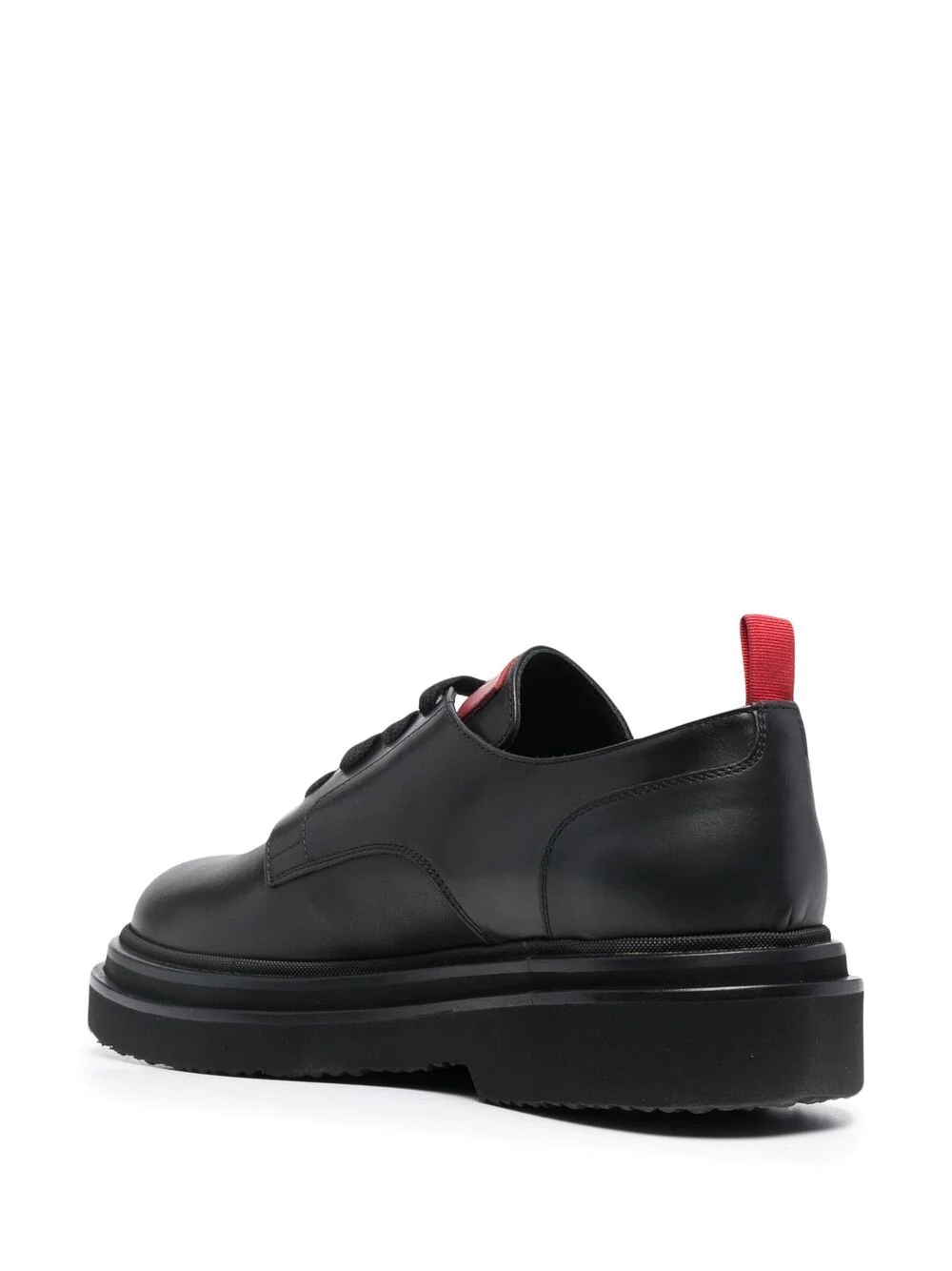 leather lace-up shoes - 3