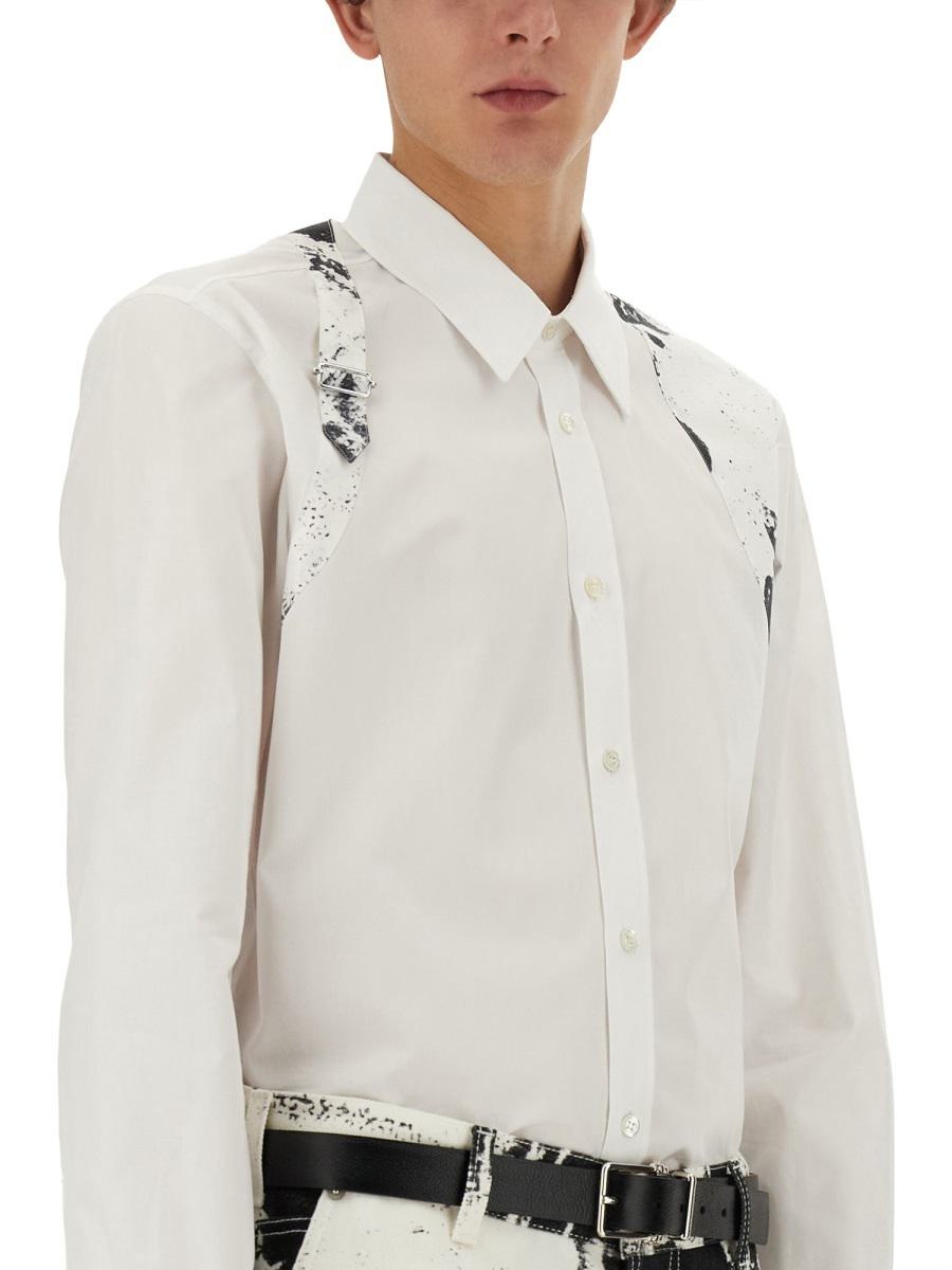 ALEXANDER MCQUEEN FOLD HARNESS SHIRT - 4