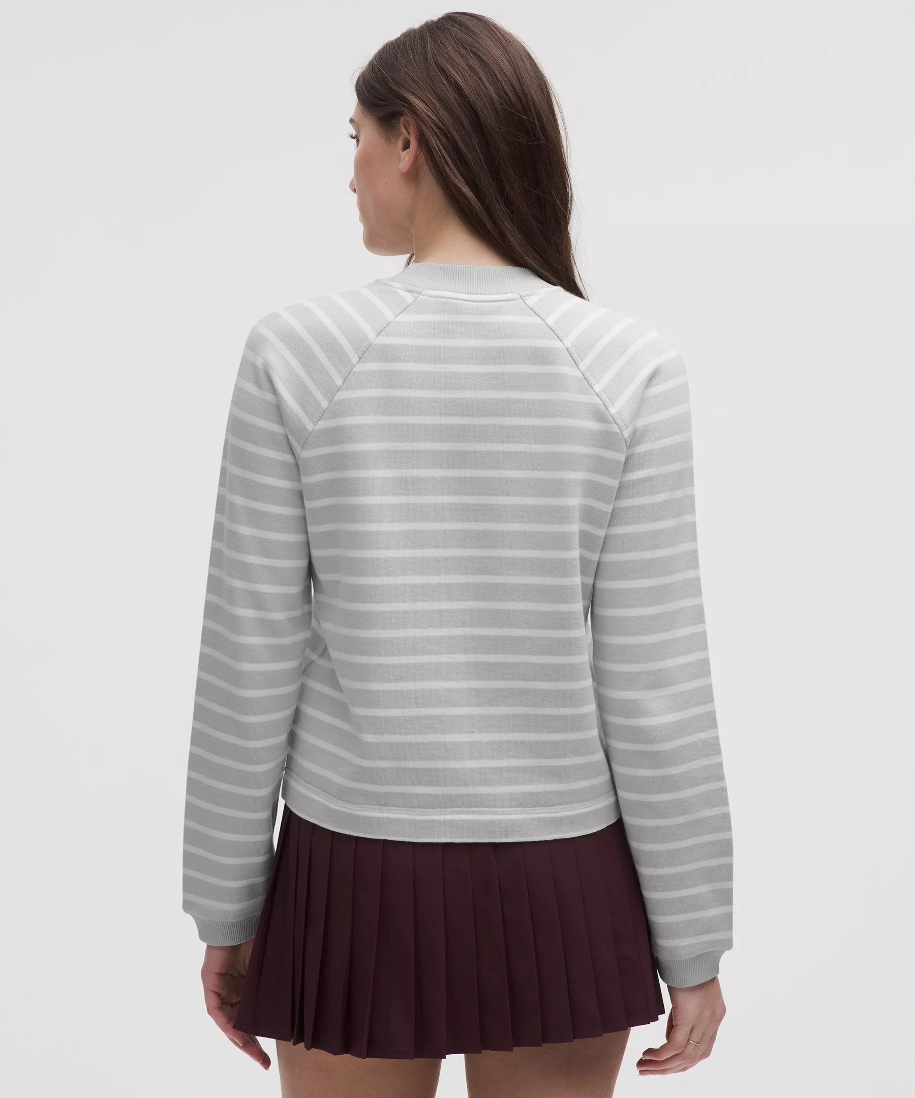 Cotton French Terry Crewneck Pullover - 3