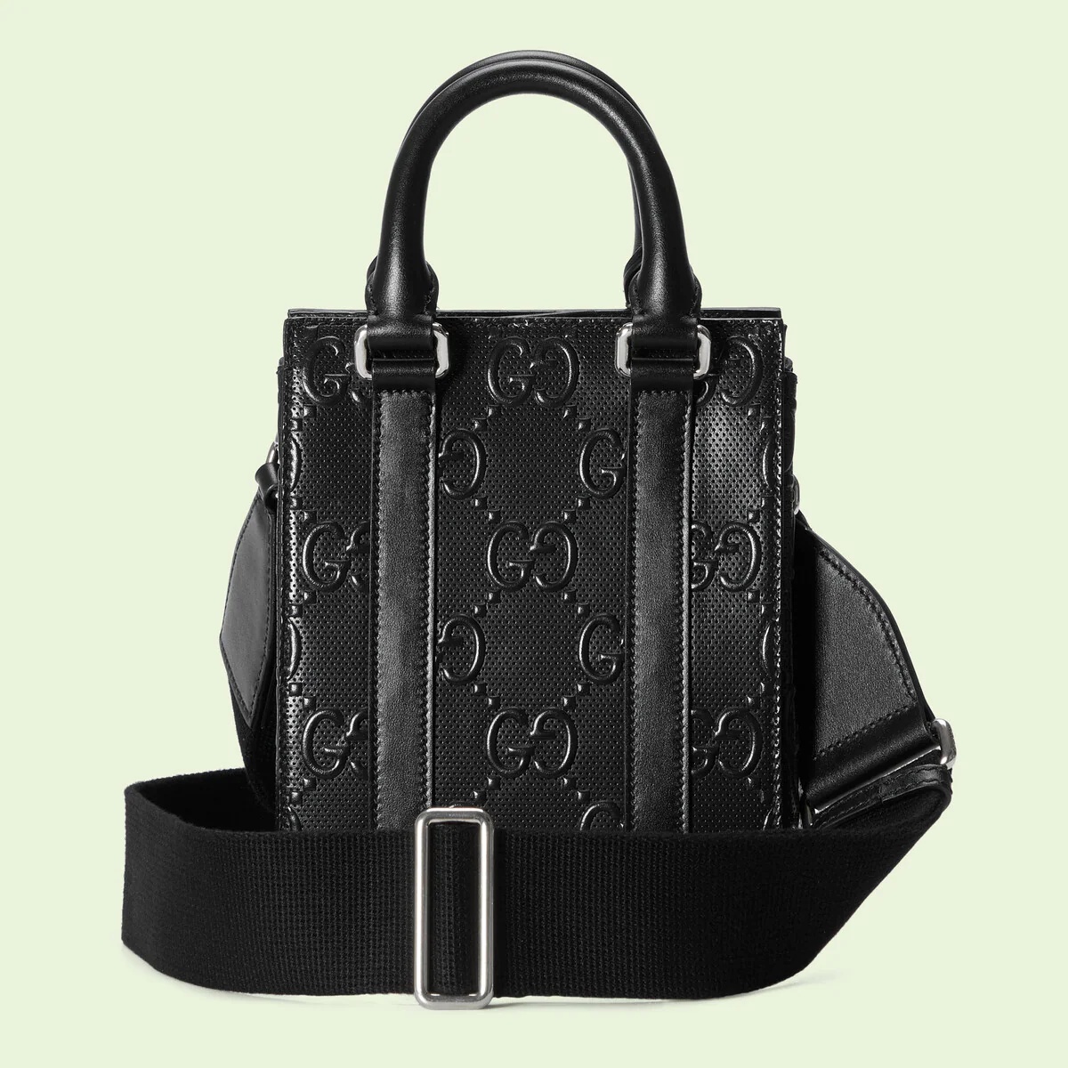 GG embossed mini tote bag - 6