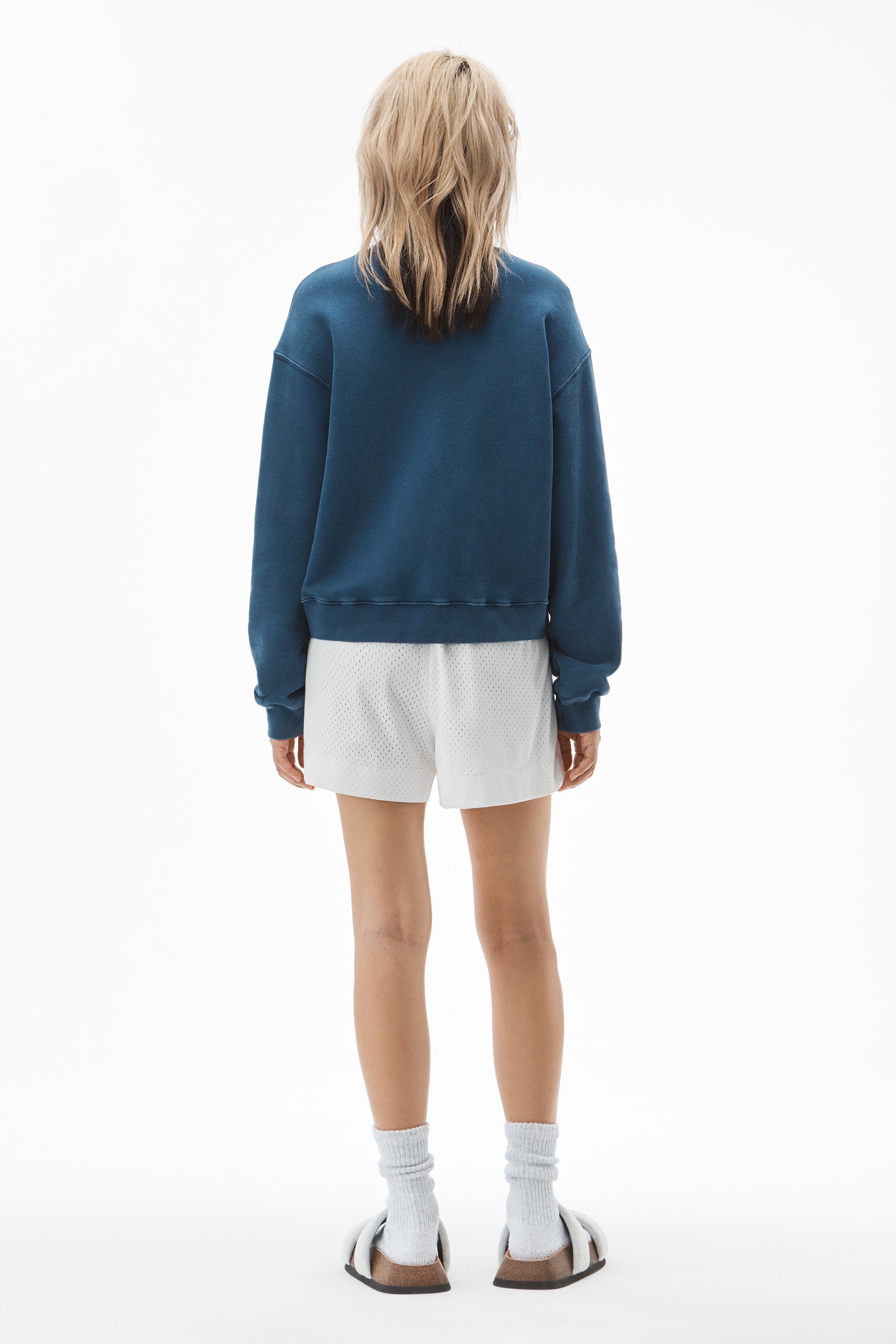 puff logo sweatshirt in structured terry - 3