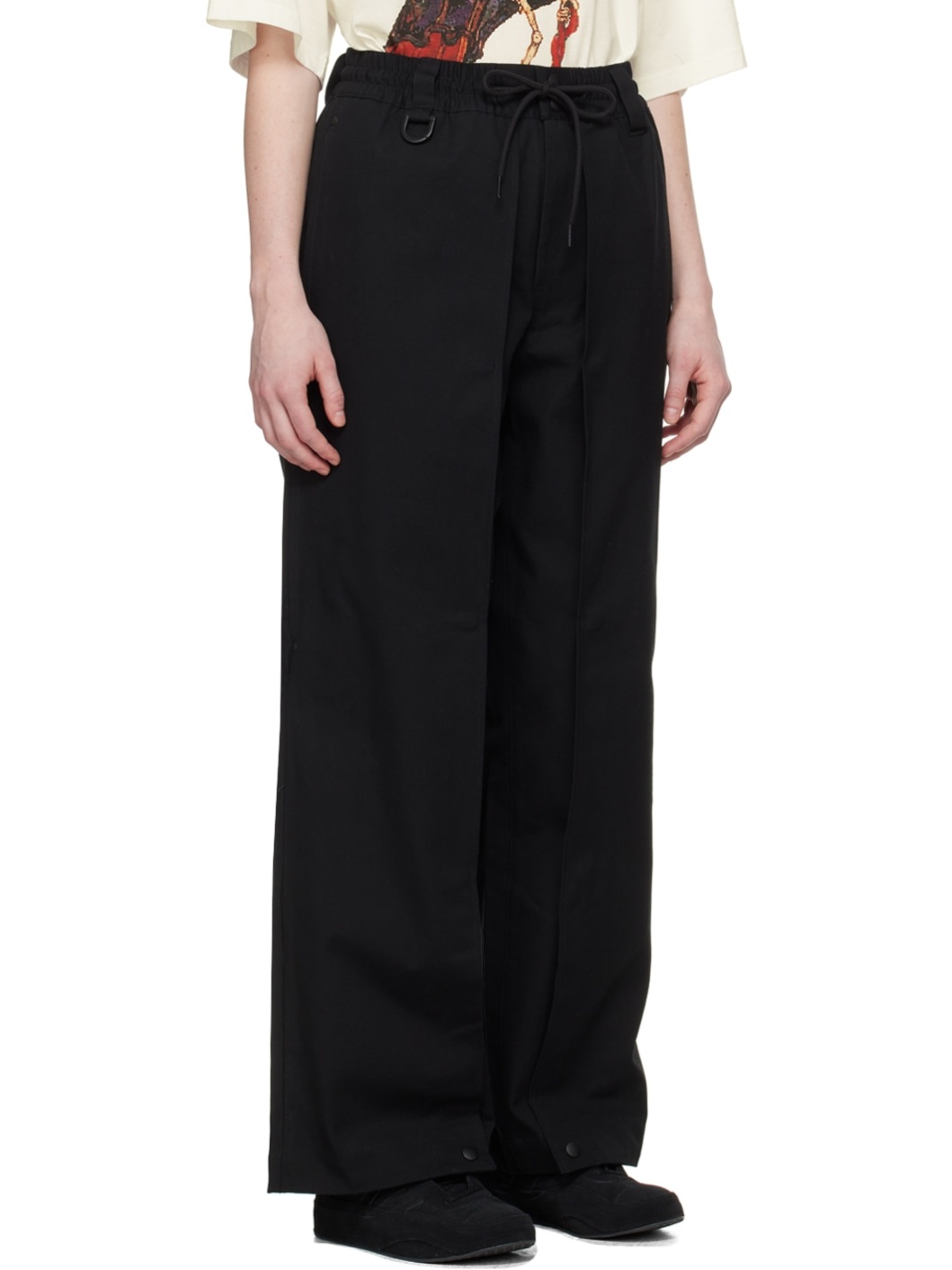 Black Layered Trousers - 2