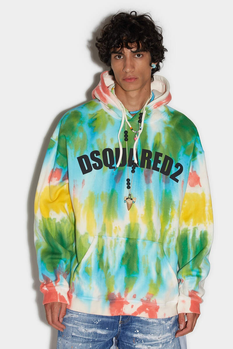 DSQUARED2 TIE&DYE HERCA HOODIE - 1