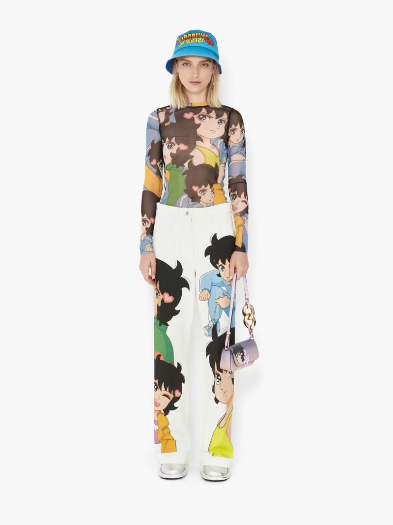 JW Anderson RUN HANY PRINT WORKWEAR TROUSERS outlook