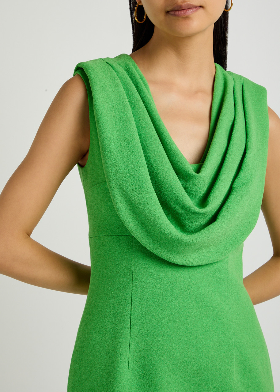 Emilia Wickstead Yuri Draped Crepe Midi Dress - 5