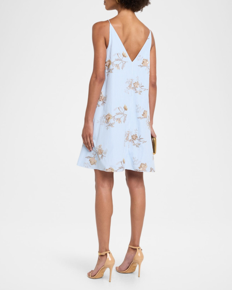AKNVAS D'Orsay Embellished Poplin Dress outlook