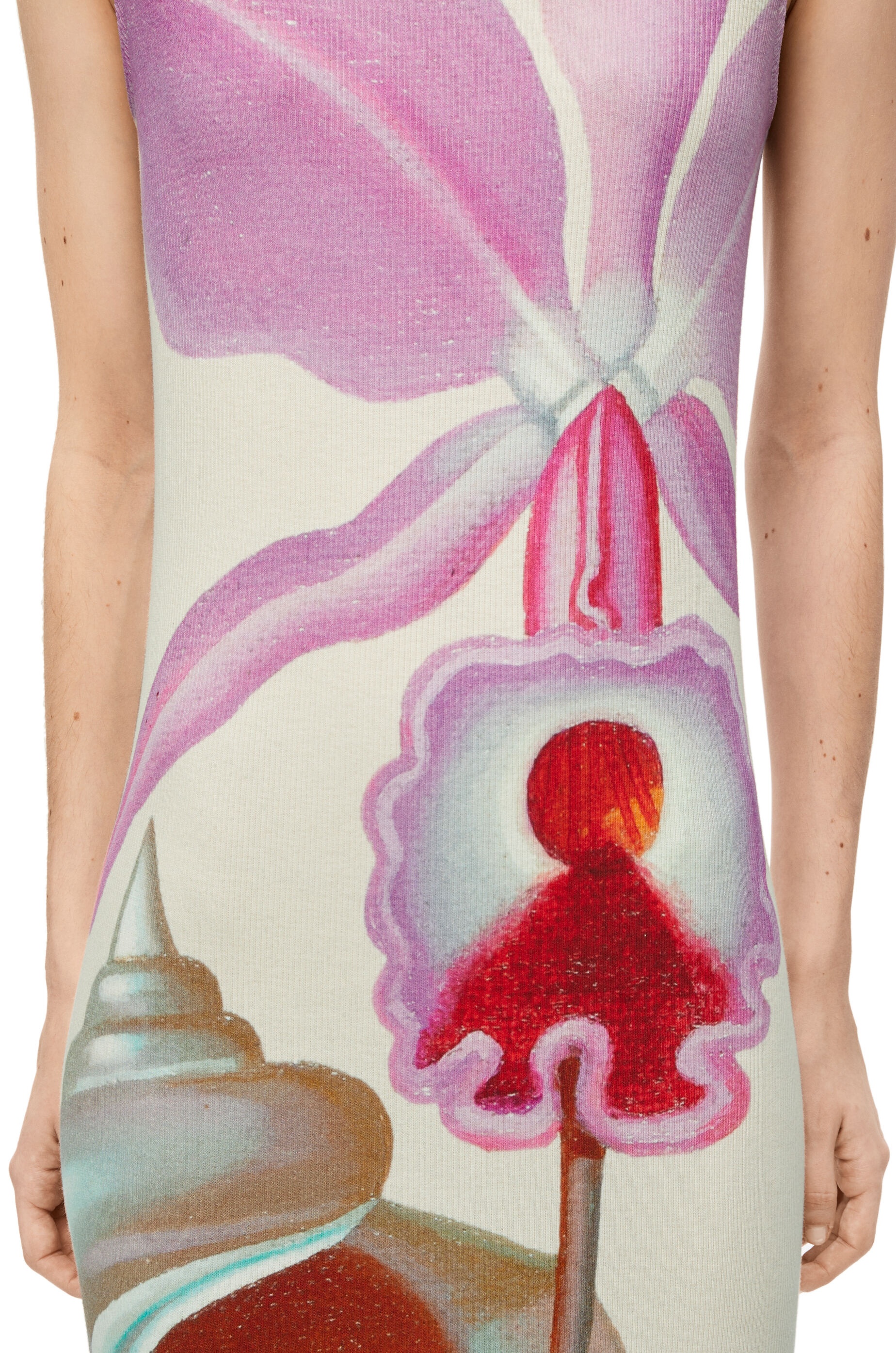 Maruja Mallo tube dress in cotton - 4