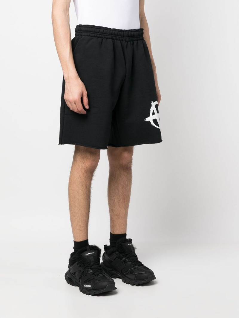 logo-print knee-length shorts 4