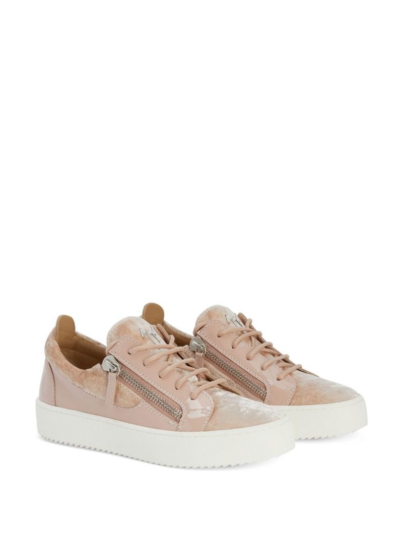 Gail velvet low-top sneakers - 2