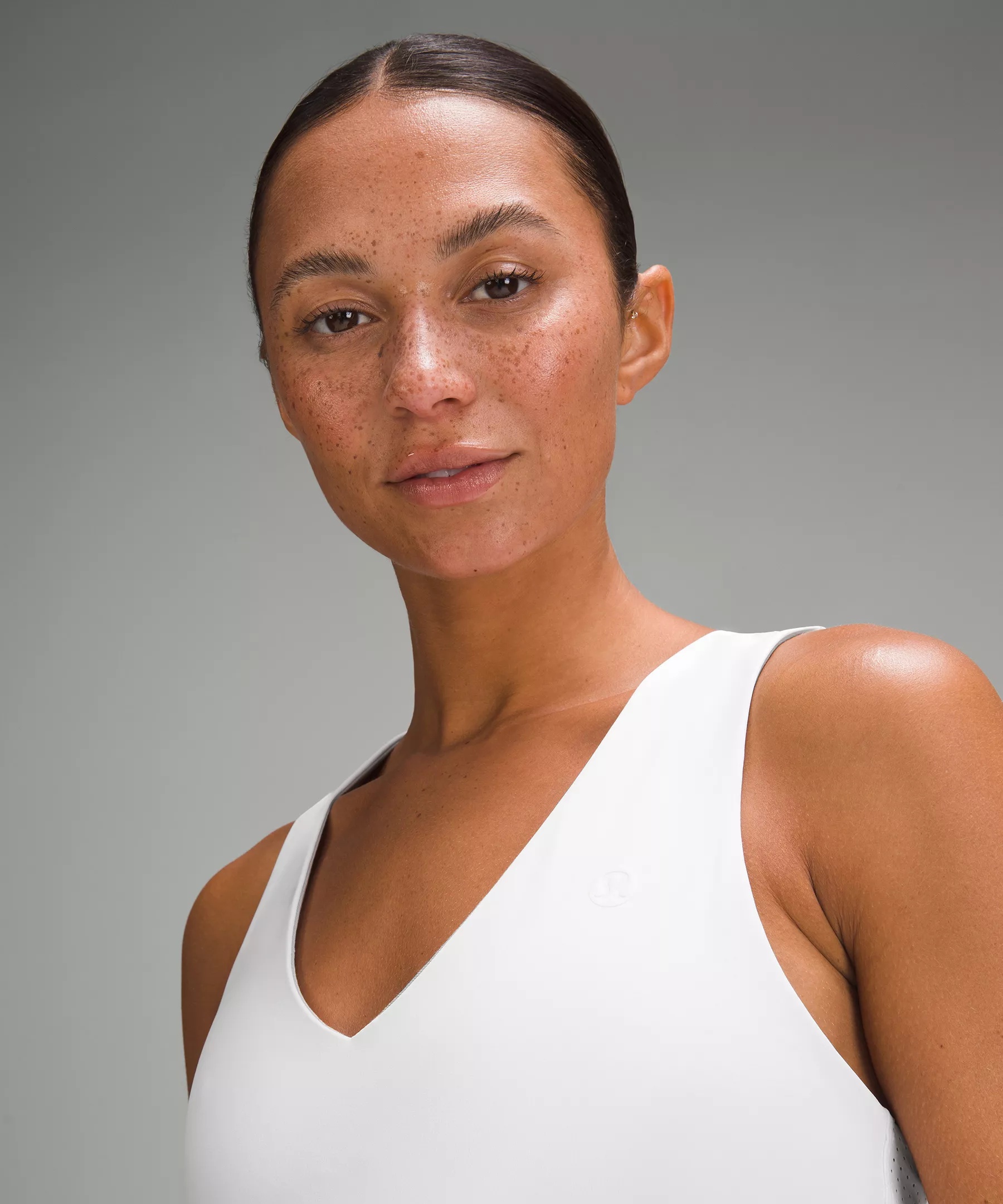 V-Neck Racerback Linerless Tennis Dress - 3