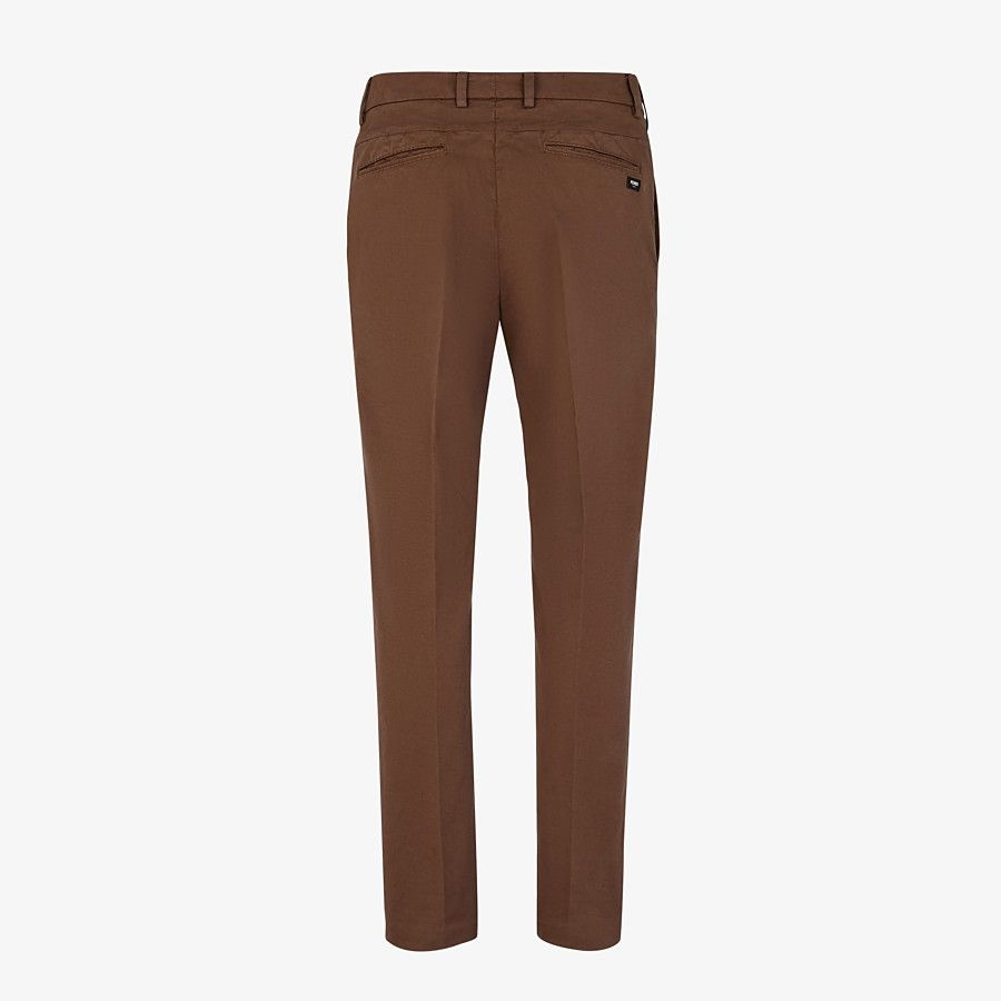 Brown cotton pants - 2