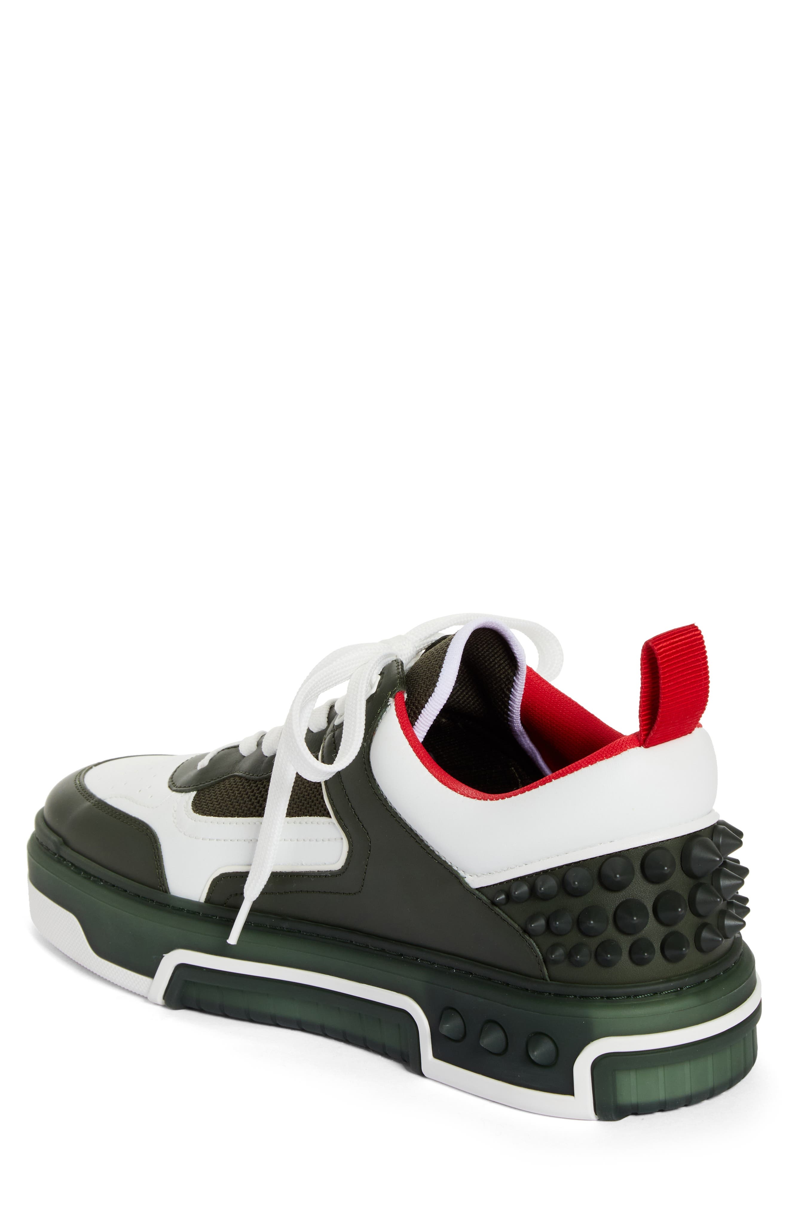 Christian Louboutin Astroloubi Flat Low Top Sneaker in White/Tennessee at Nordstrom - 2