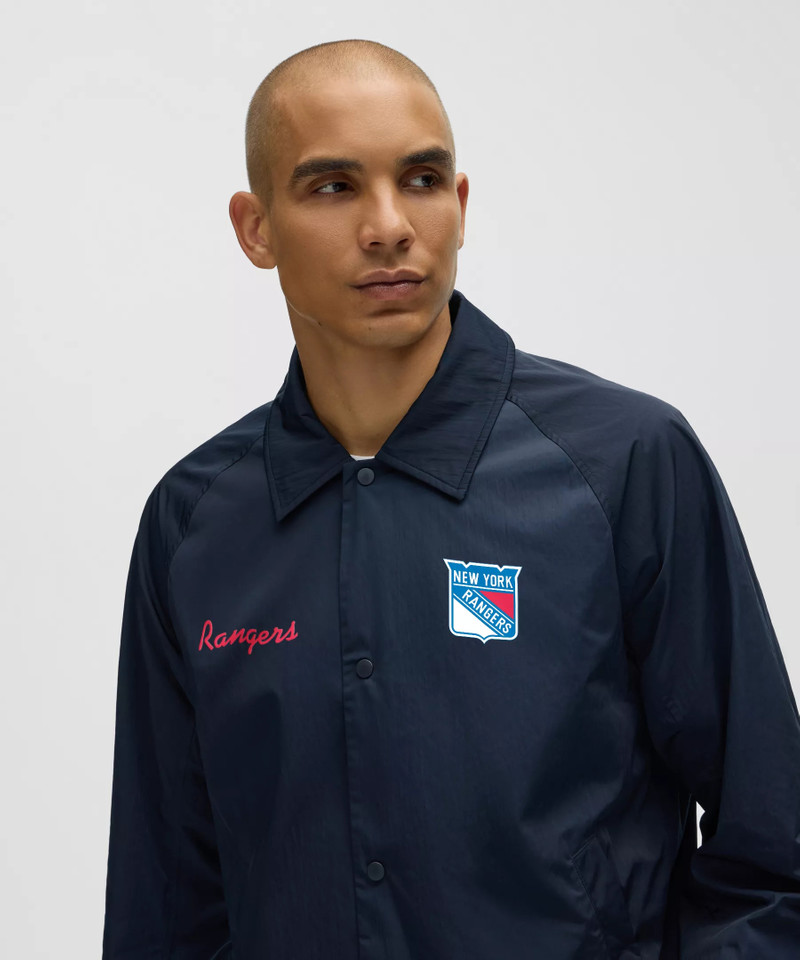 Men's Coaches Jacket *New York Rangers 4