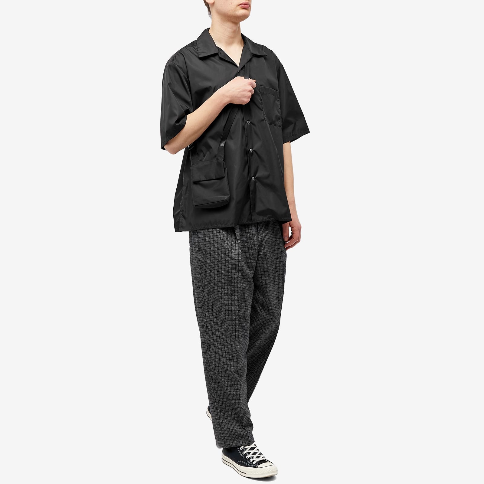 SOPHNET. Single Tuck Wide Tapered Pants - 4