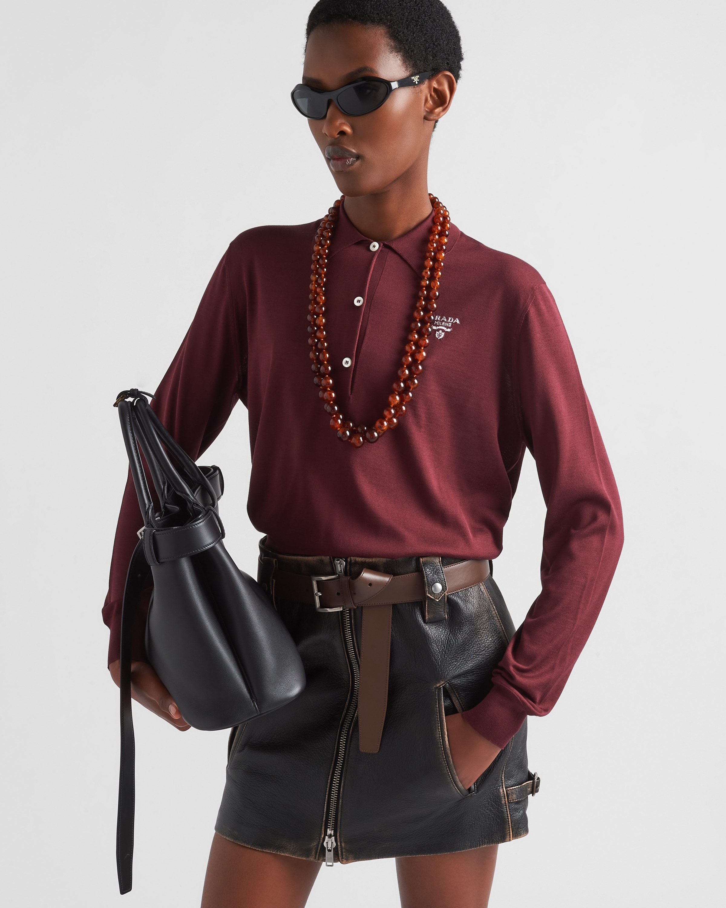 Leather miniskirt - 4