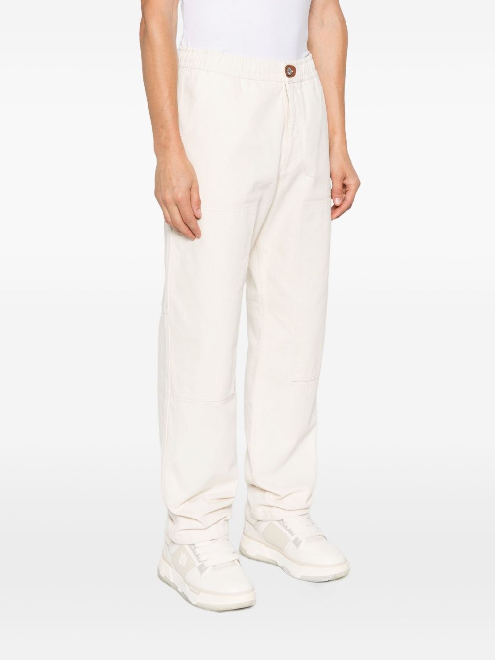 patch-pocket drawstring trousers - 3