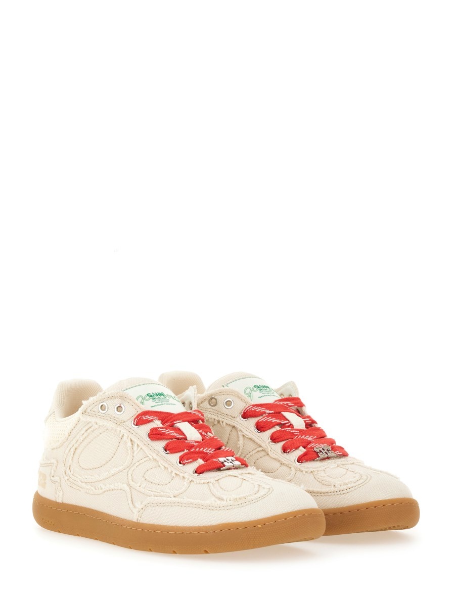 08 CANVAS SNEAKER WITH RAW EDGE - 2