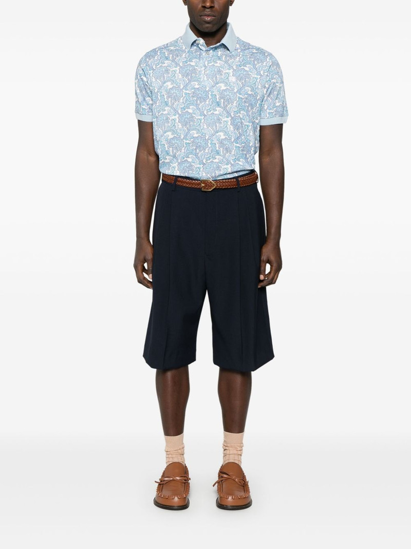 Etro paisley polo shirt outlook