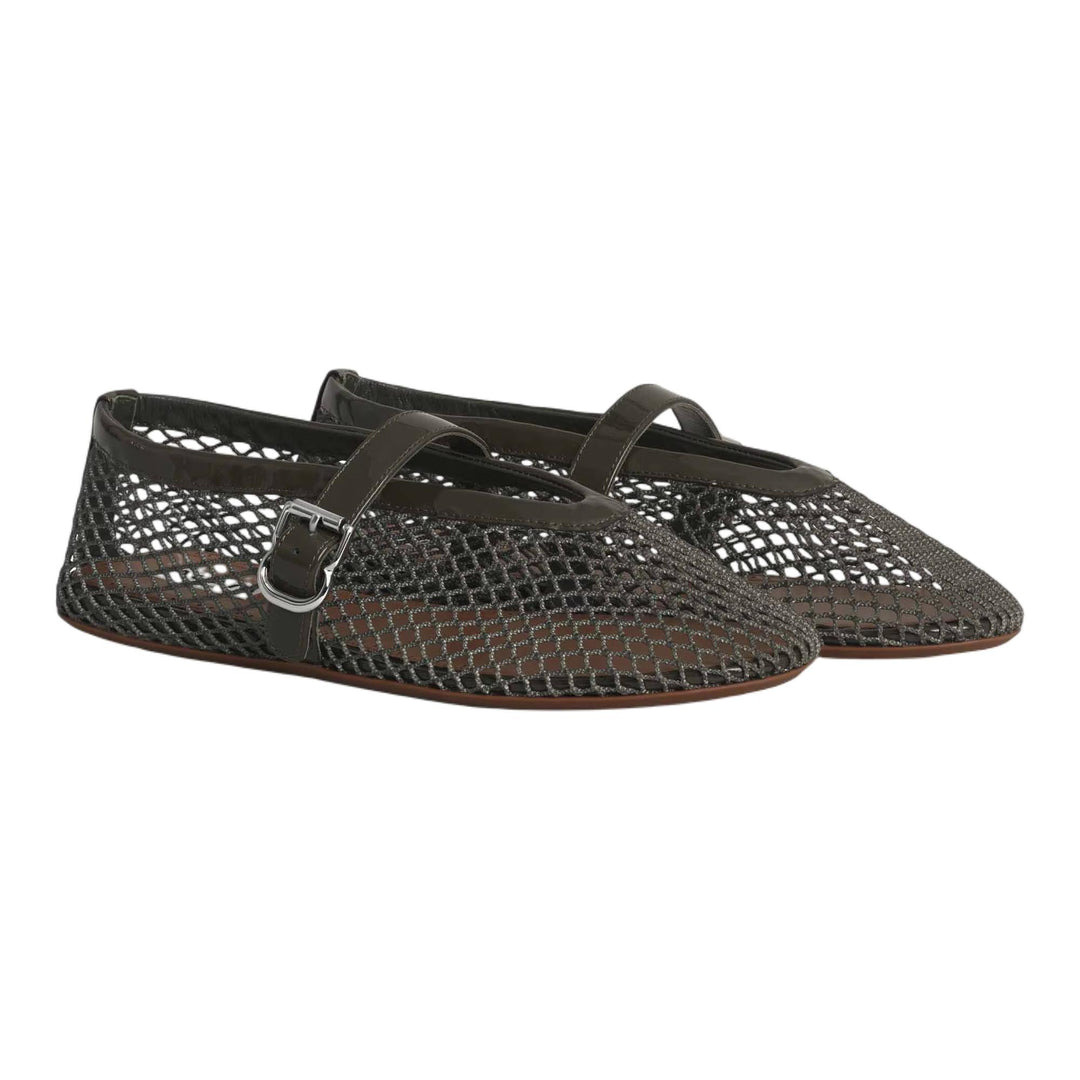 Ballet Flats Mesh Patent Leather - 2