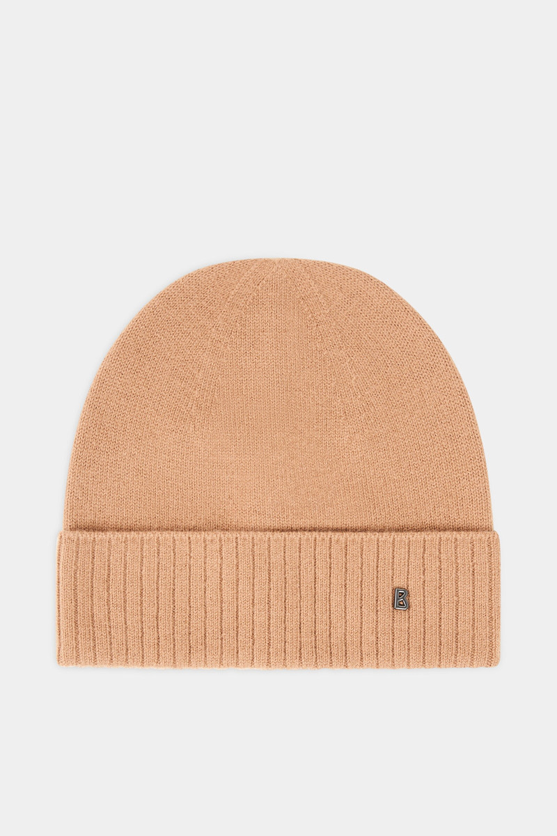 Lamiah Knitted hat in Camel 1
