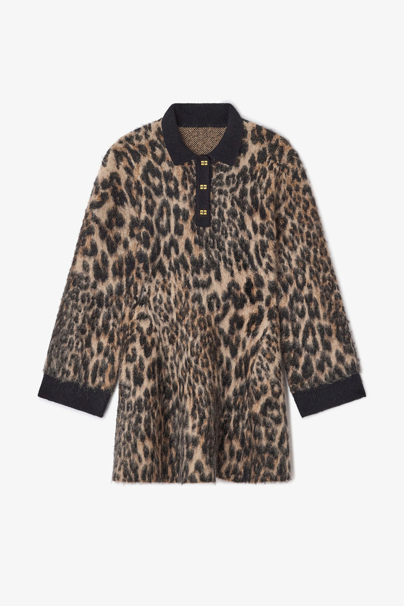 LEOPARD POLO DRESS 1