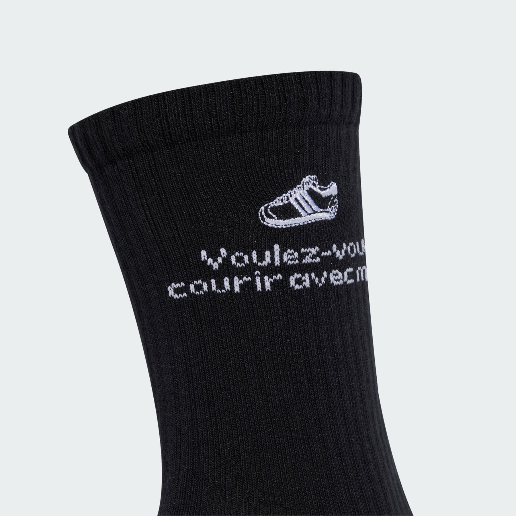 Wording Crew Socks 2 Pairs - 4