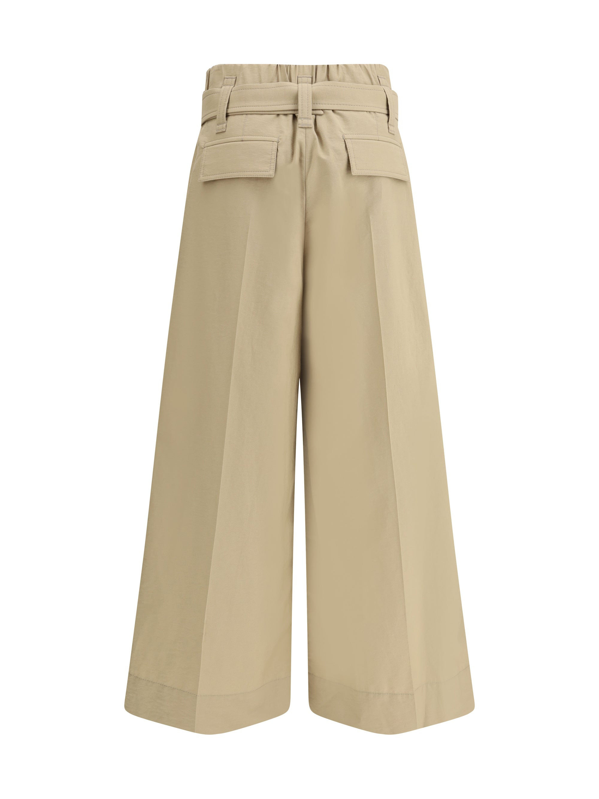 Brunello Cucinelli Women Pleated Crop Pants - 2