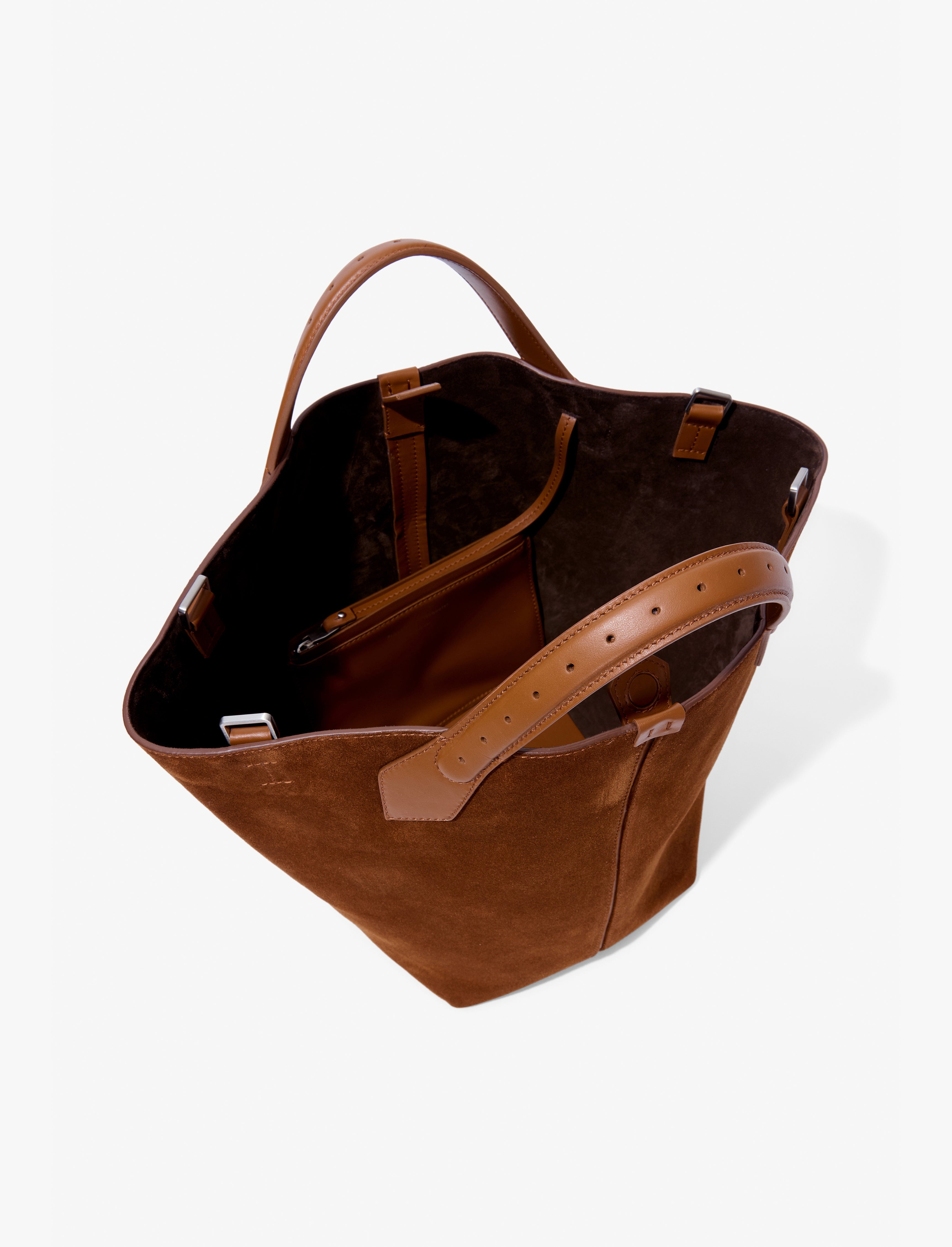 Large Chelsea Tote in Suede - 3