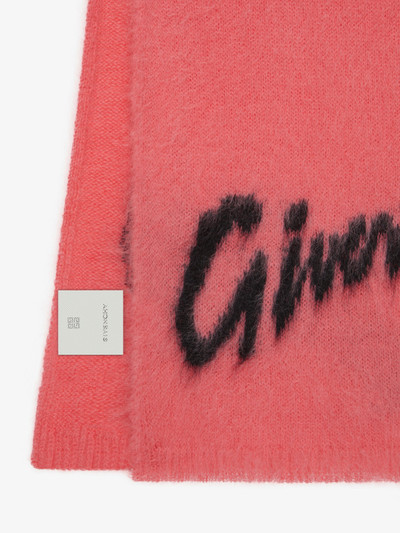 Givenchy SCARF IN ALL-OVER GIVENCHY INTARSIA MOHAIR outlook