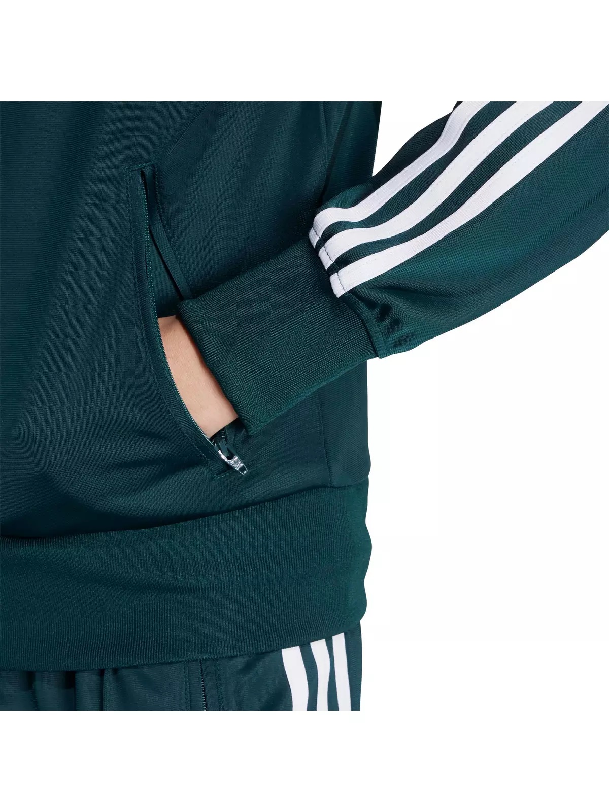 Originals Women's Adicolor Classic Firebird Loose Track Top -Green/White - 4