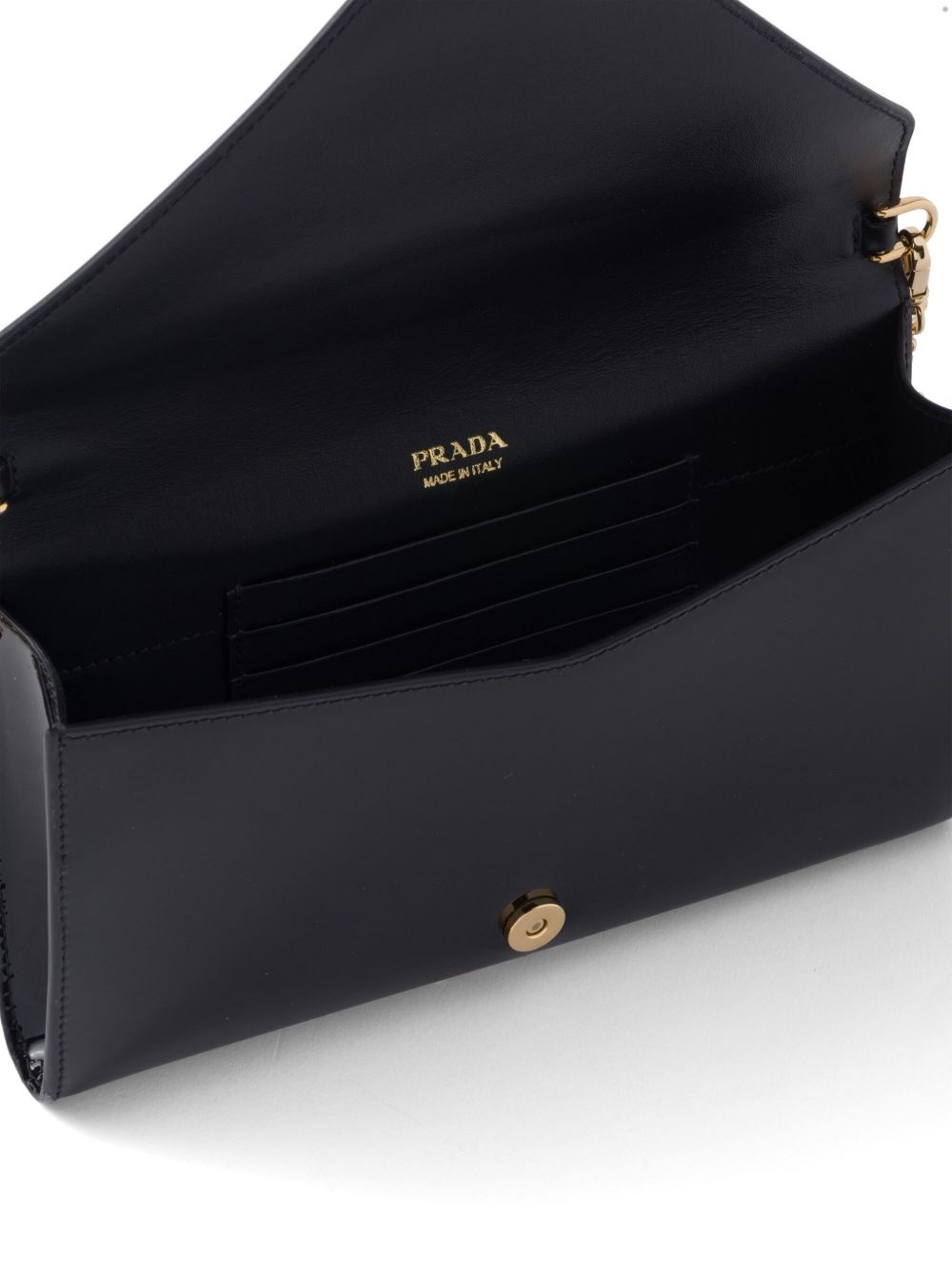 patent-leather envelope bag - 5