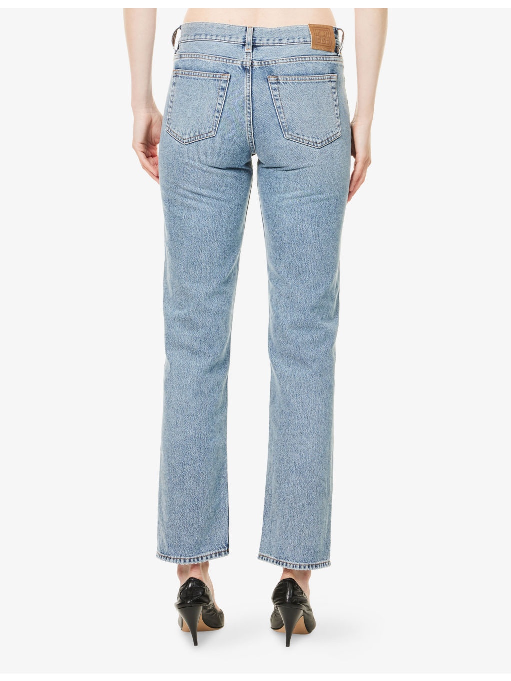 Low Straight-Leg Denim Jeans - 4