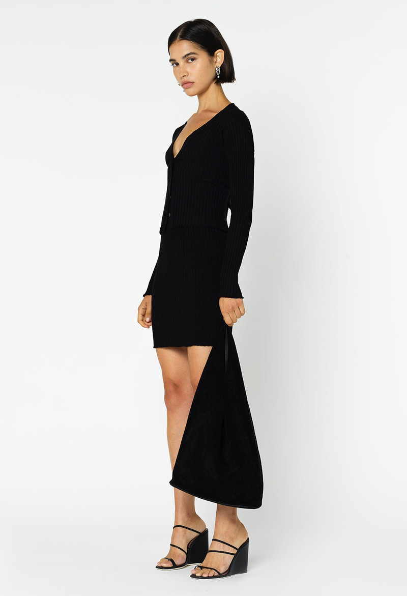 GINZA RIB CROPPED CARDIGAN 3