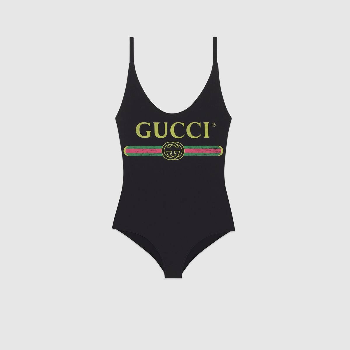 Sparkling swimsuit with Gucci logo - 1