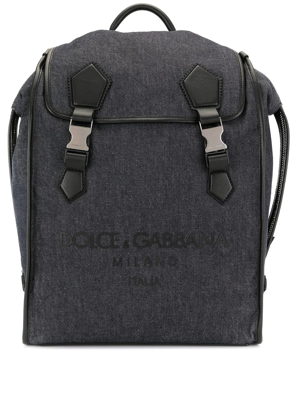 logo embossed backpack - 1