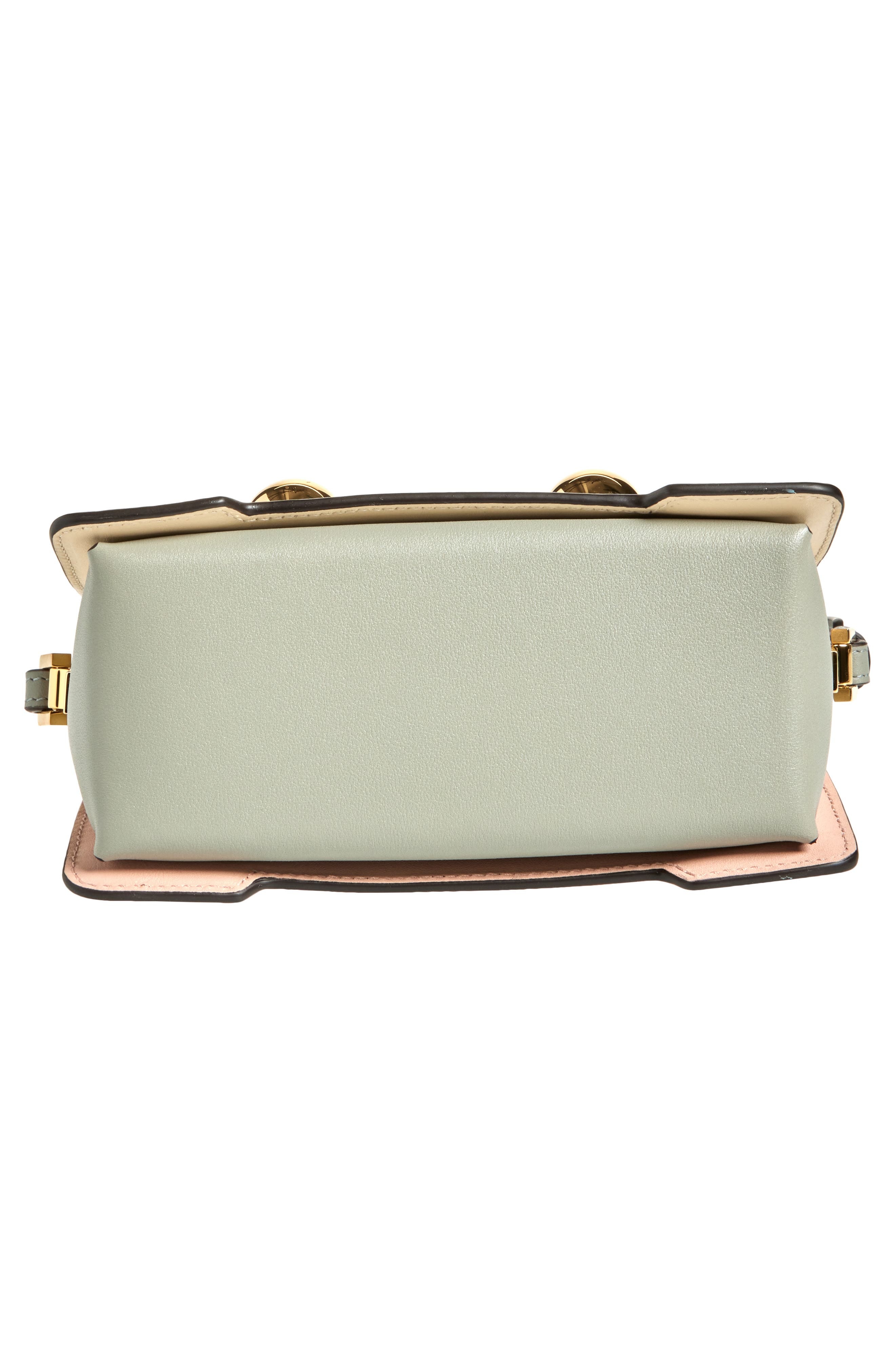 Marni Mini Trunkaroo Colorblock Leather Shoulder Bag in Camelia/shell/storm at Nordstrom - 6