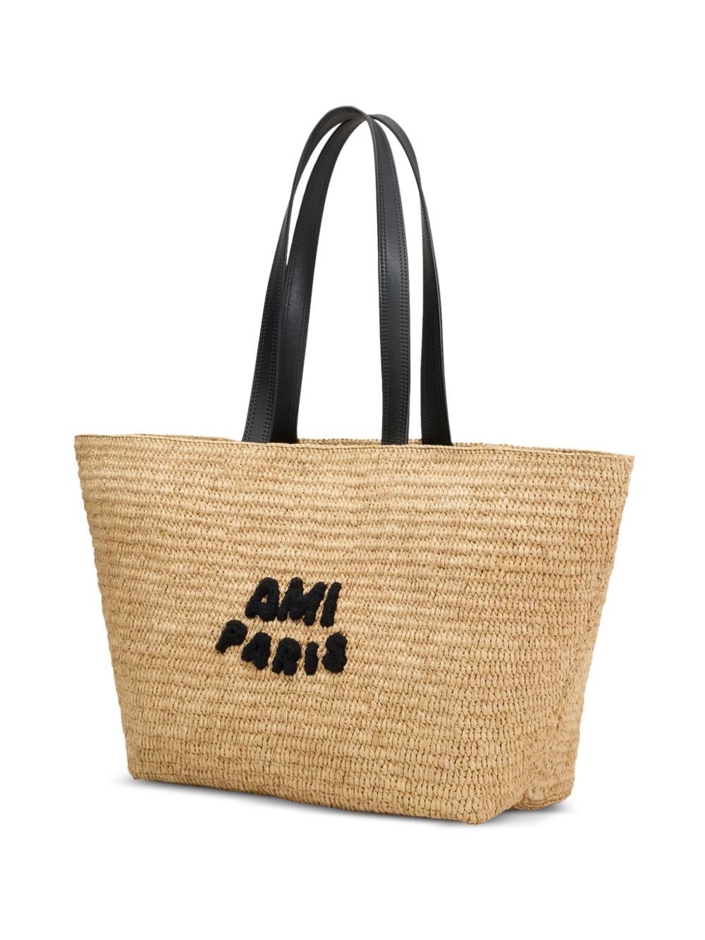 raffia tote bag - 5