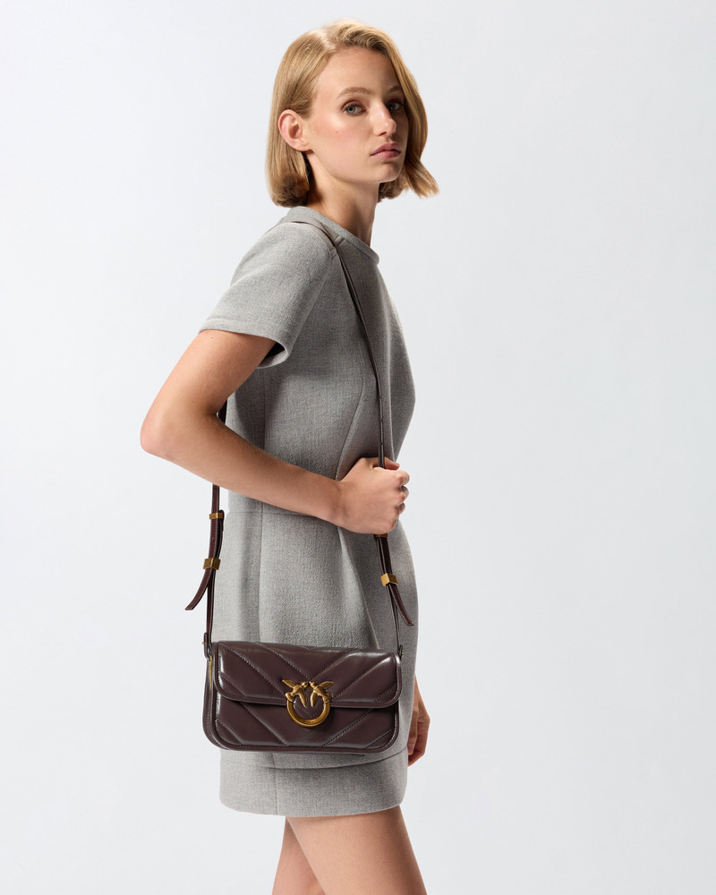 LOVE BAG BOX LARGE HANDBAG IN CHEVRON LEATHER 5