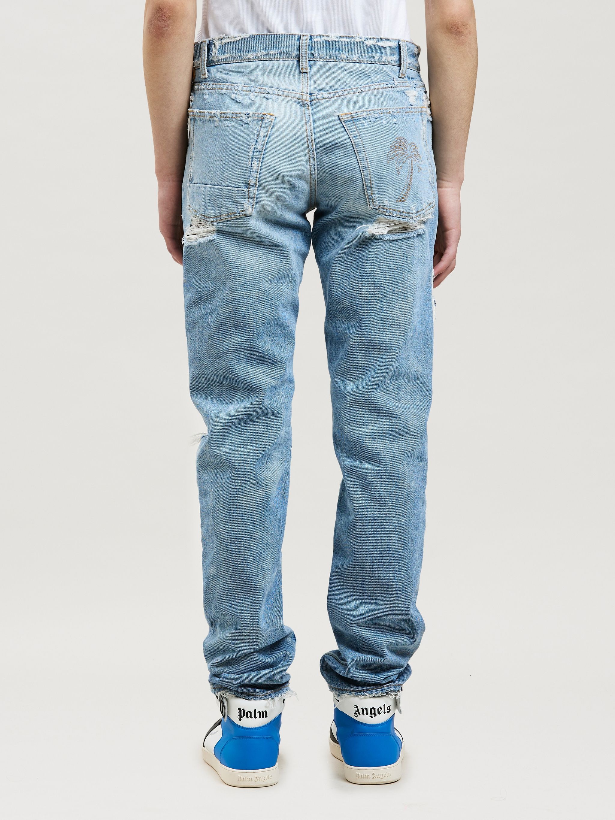 SLIM DENIM PANTS - 5