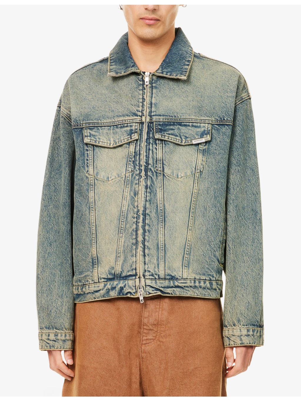 Logo-Embellished Cotton Denim Jacket - 3