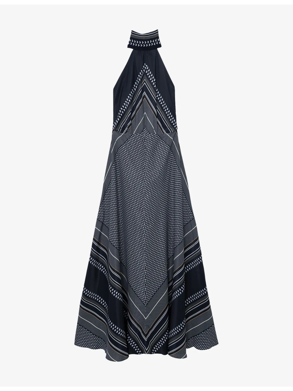 Skylar Scarf-Print Woven Maxi Dress - 1