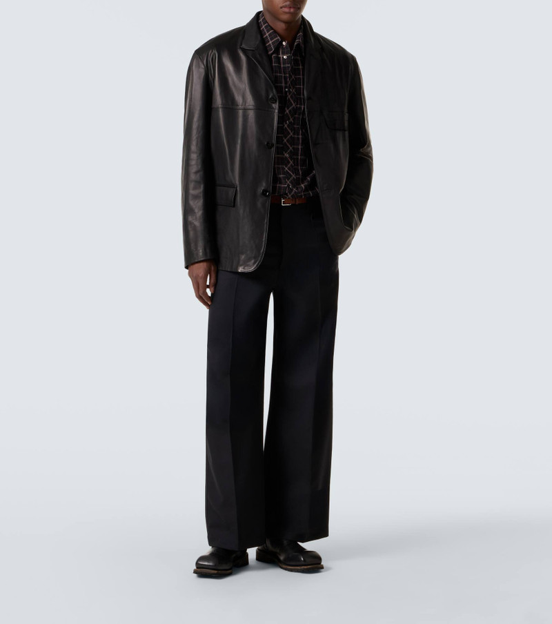Lemaire Checked cotton shirt outlook