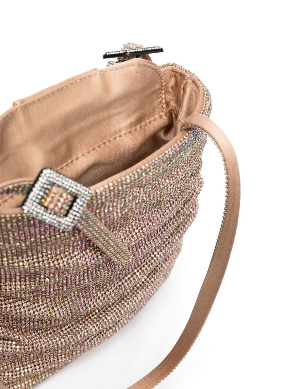 rhinestone-embellished shoulder bag - 5