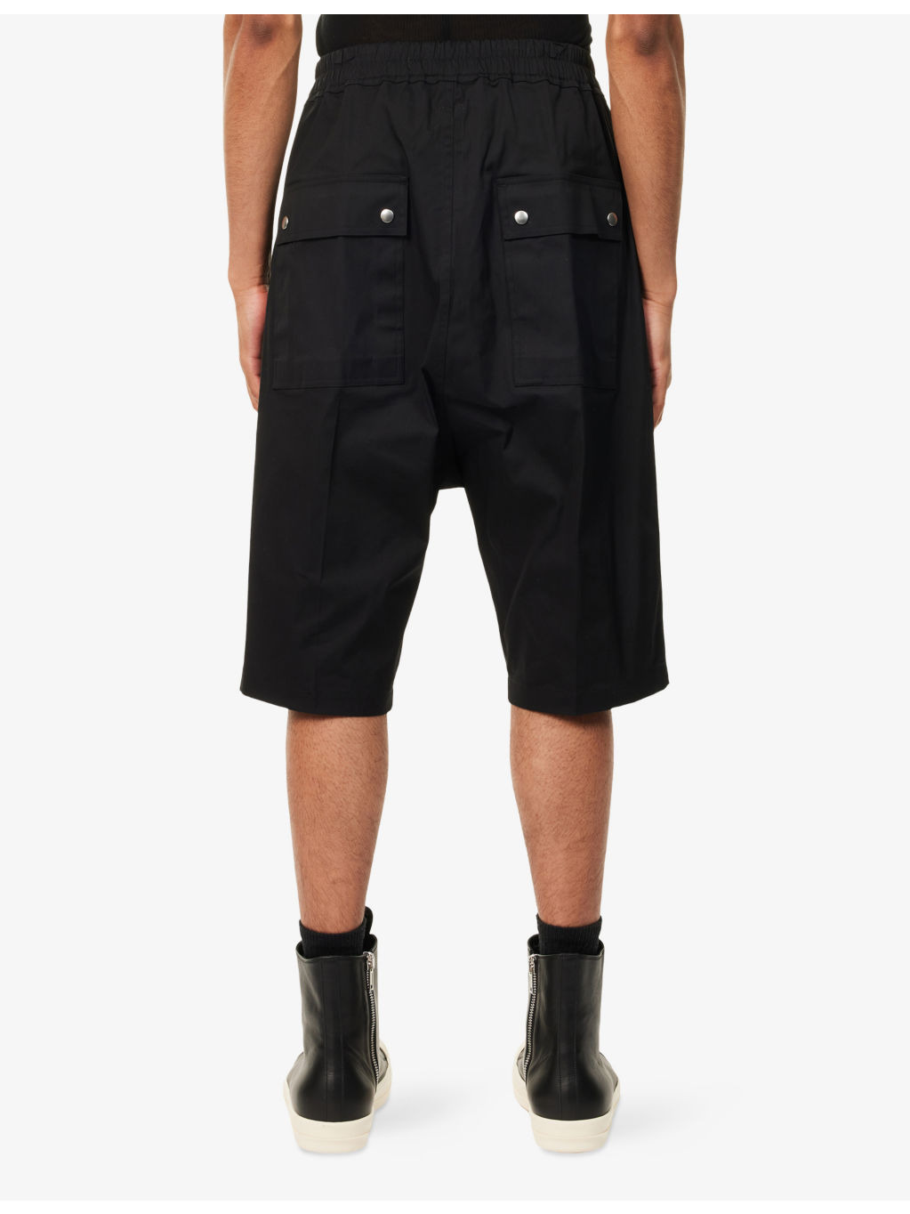Bela Pods Drawstring Stretch-Cotton Trousers - 4