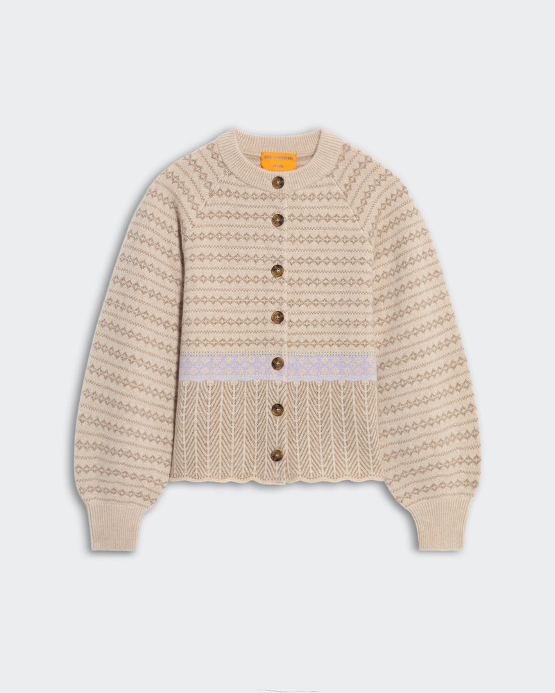 Fair Isle Sculpted Cardigan 1