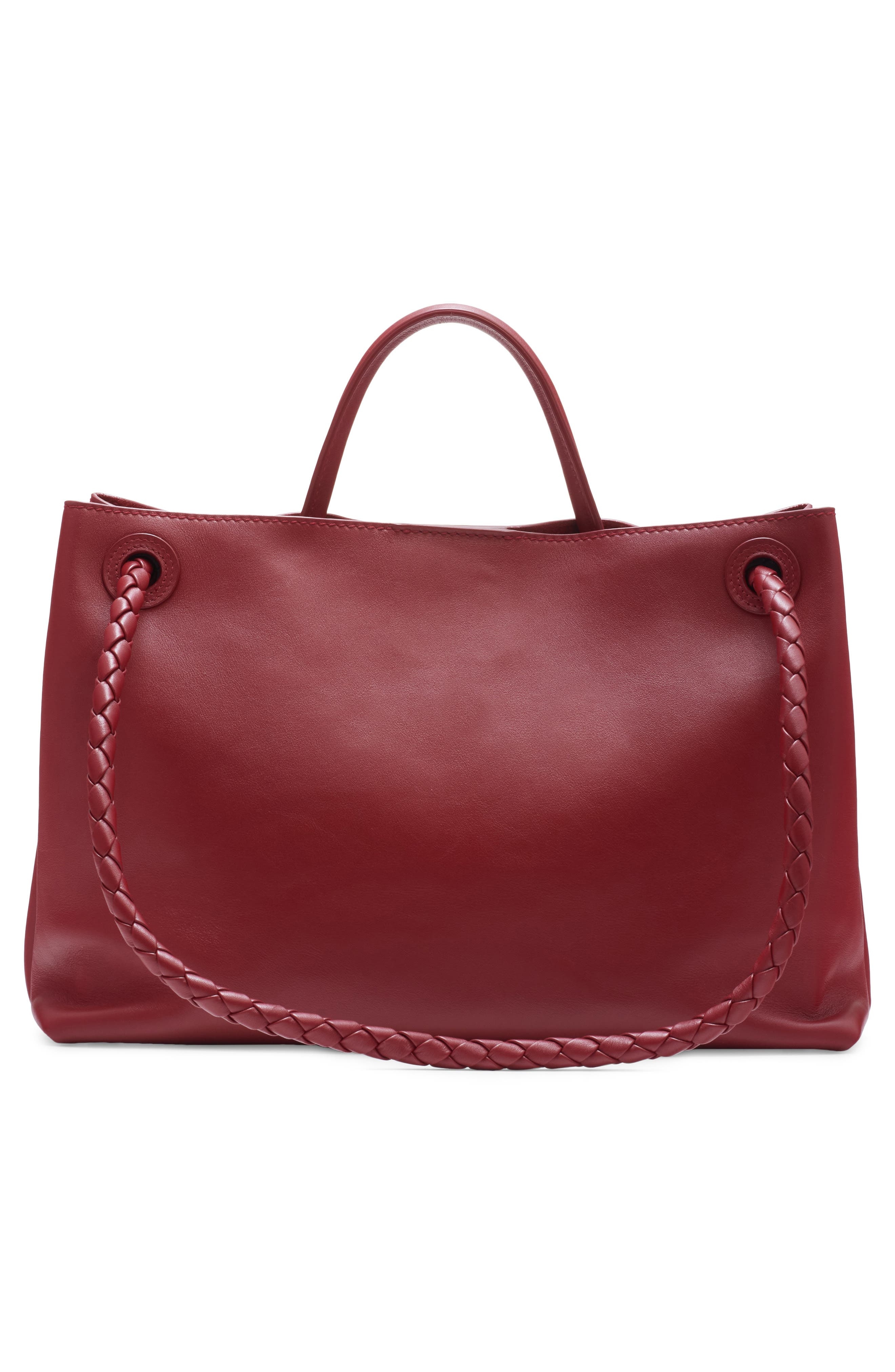 Bottega Veneta Medium Andiamo Leather Shoulder Bag in 6545 Rosewood/Space-Mb at Nordstrom - 3